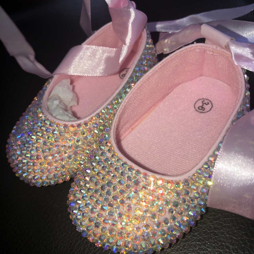 Gorgeous never worn Swarovski crystal baby ballet